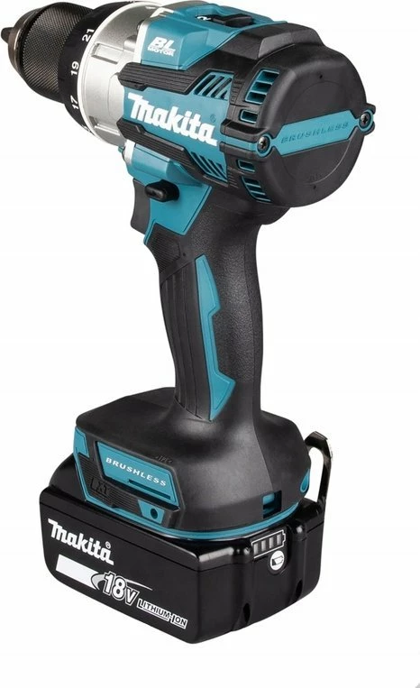 Burmashinë/vidator pa kabllo Makita DDF489RTJ 18 V, 2x5 Ah bateri, brushless, 73 Nm, 13 mm, me karikues dhe kuti