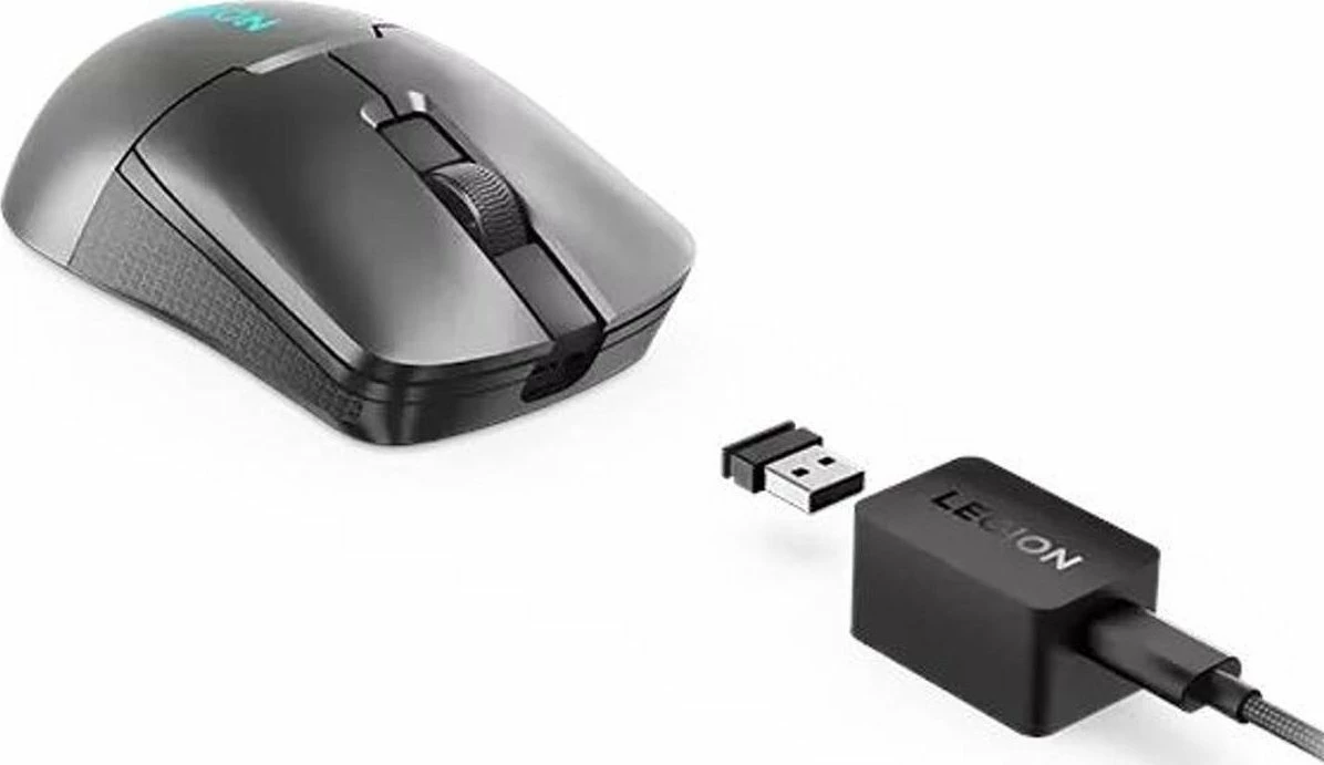 Maus Lenovo Legion M600s Qi GY51H47355, 19000 DPI, wireless 2.4GHz/Bluetooth/USB, RGB, i zi