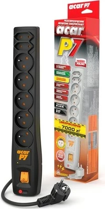 Kasë Acar P7, 7 dalje, 1.5m, e zezë