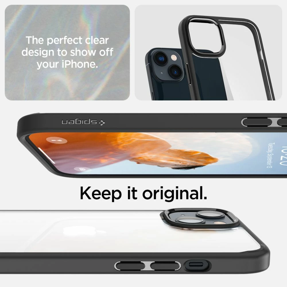 Mbështjellës Spigen Ultra Hybrid për iPhone 14 Plus, Matte Black
