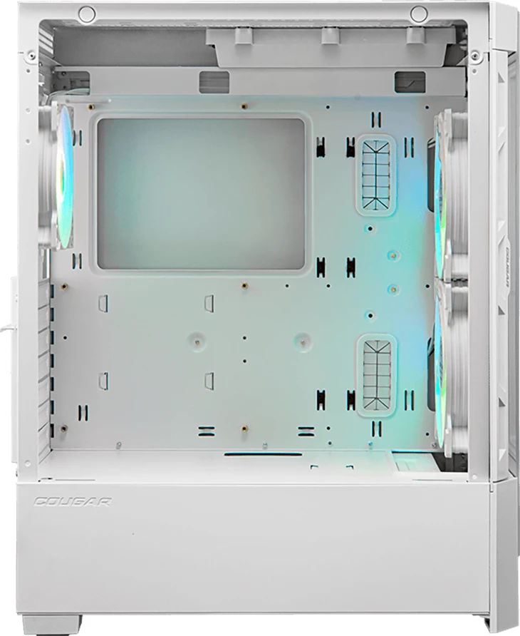 Kasë COUGAR DUOFACE RGB Mid Tower, ATX, Tempered Glass, e bardhë