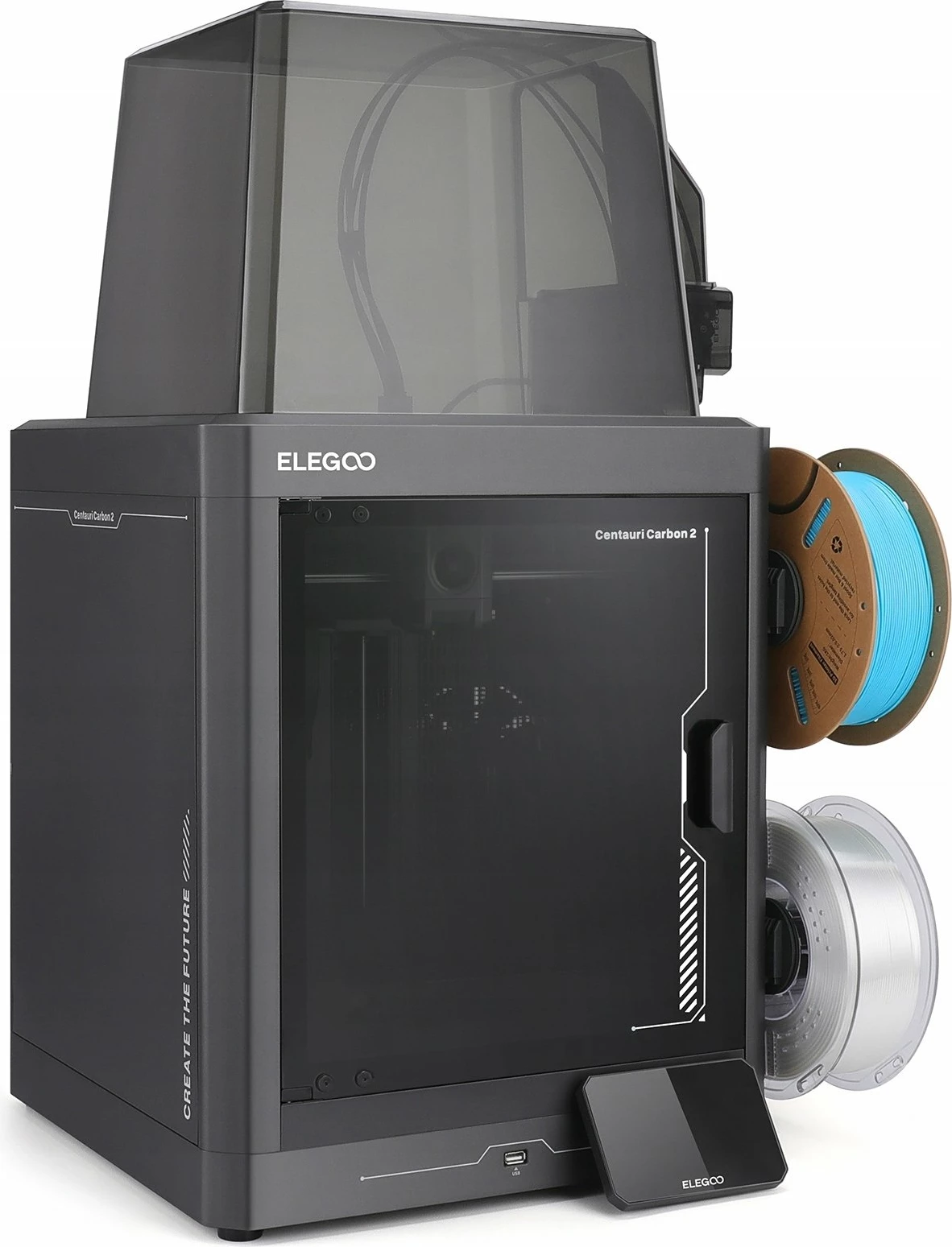 Printer 3D Elegoo Centauri Carbon 2 Combo, FDM, 256x256x256 mm, 0.4 mm, Wi‑Fi