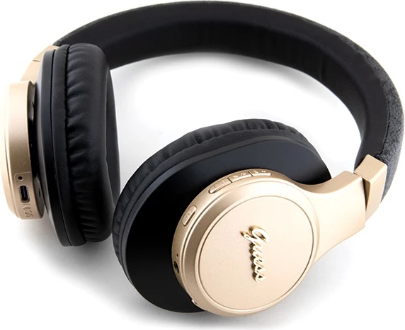 Kufje Bluetooth Guess GUBH604GEMK, on-ear, 32 orë, e zezë
