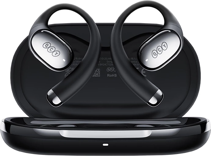 Kufje TWS QCY Crossky R70, wireless, ANC, LDAC, IPX5, e zezë