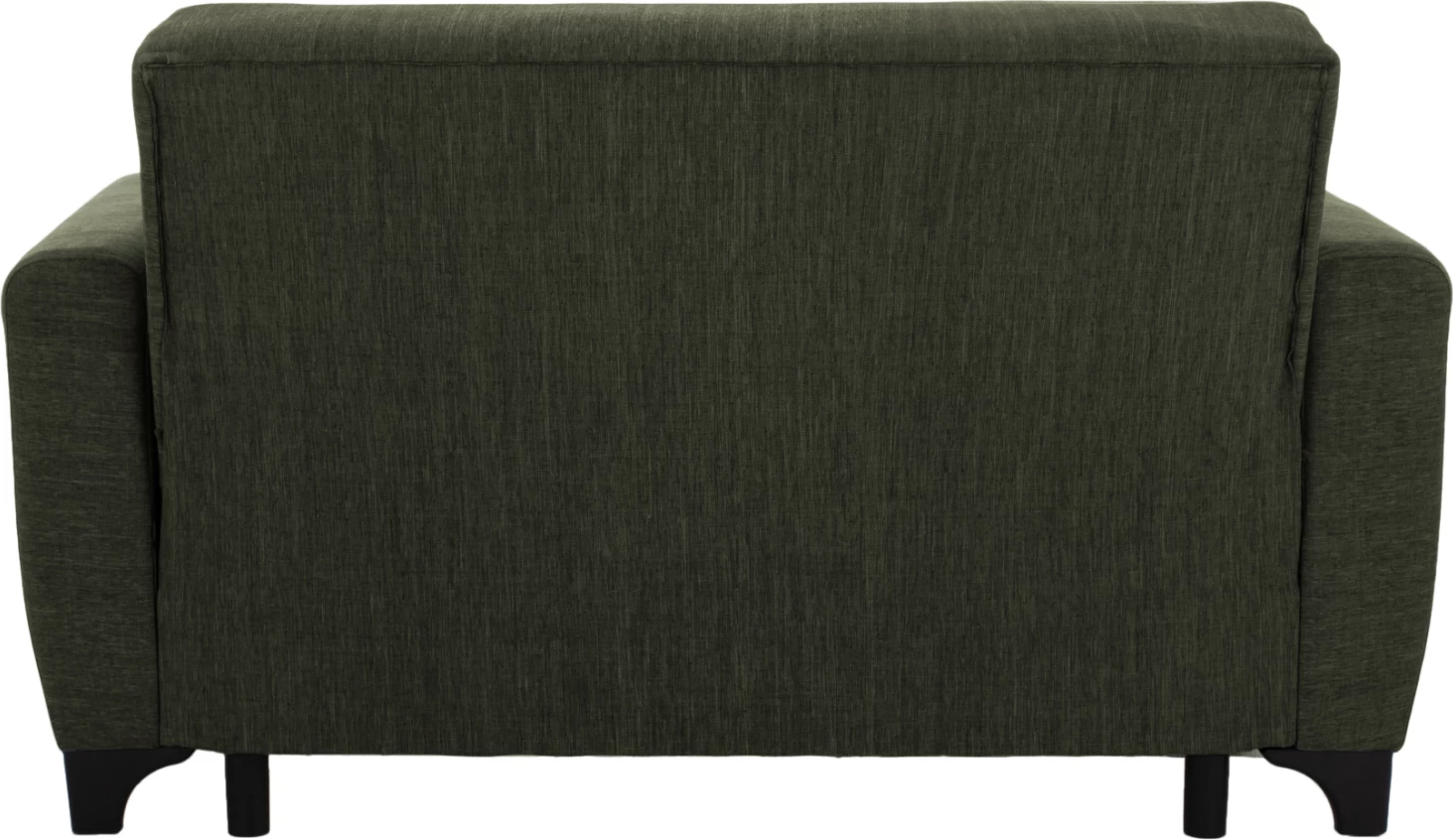 Divan 2-vendësh me shtrat, shpinë e lartë, ngjyrë ulliri e errët, FH3243.05, 160x84x88 cm