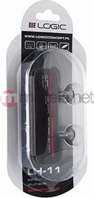 Kufje Logic Concept LH-11, me kabllo 1.2 m, 3.5 mm, pa mikrofon, të zeza