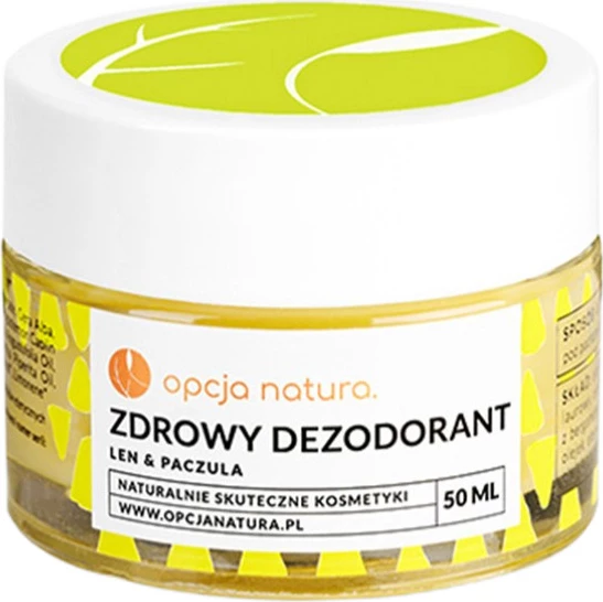 Deodorant krem për femra Opcja Natura Len & Patchouli 50ml