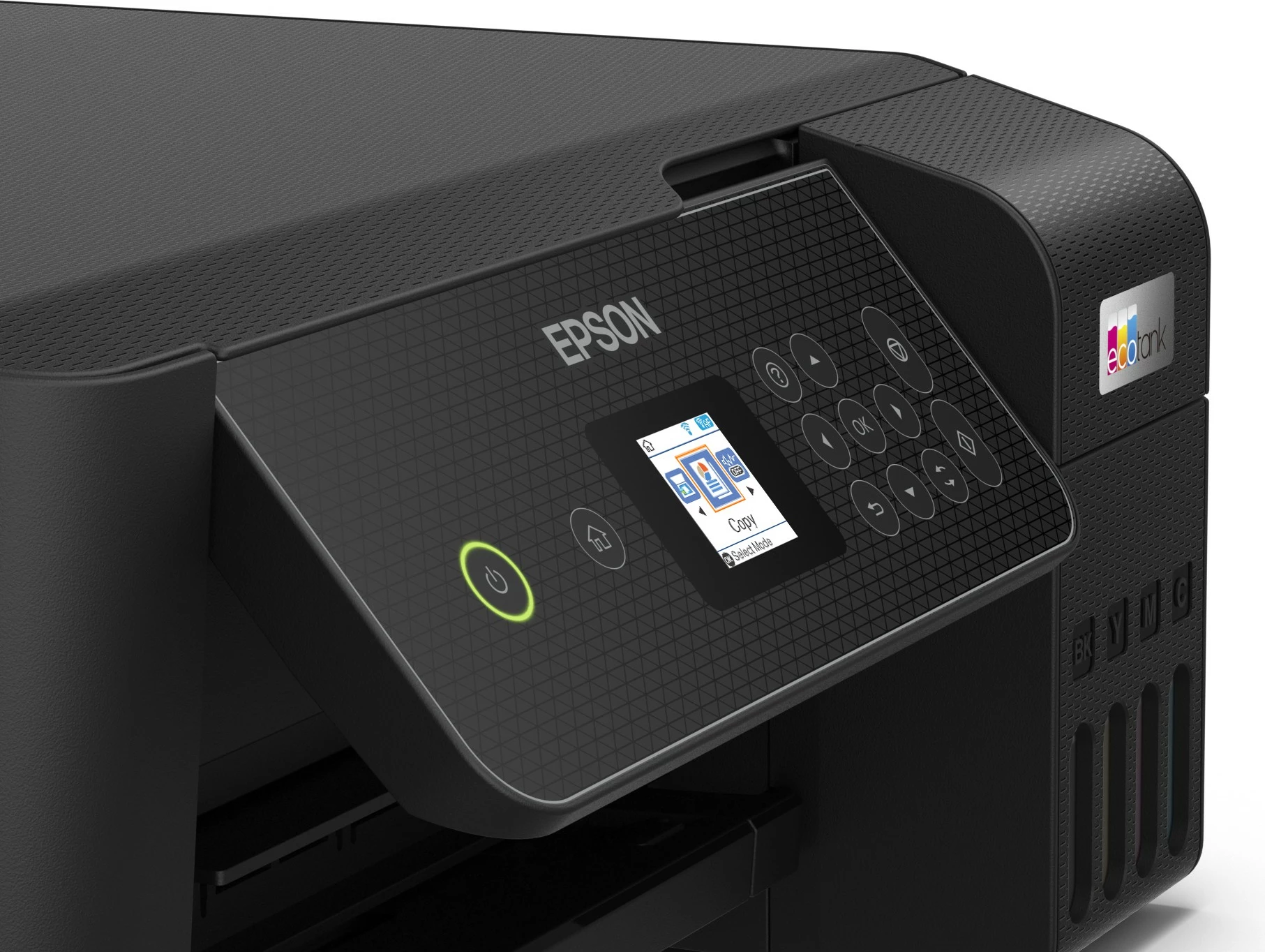 Printer Epson EcoTank ET-2870, Inkjet, Printim me ngjyra, 5760 x 1440 DPI, A4, Printim direkt, E zezë