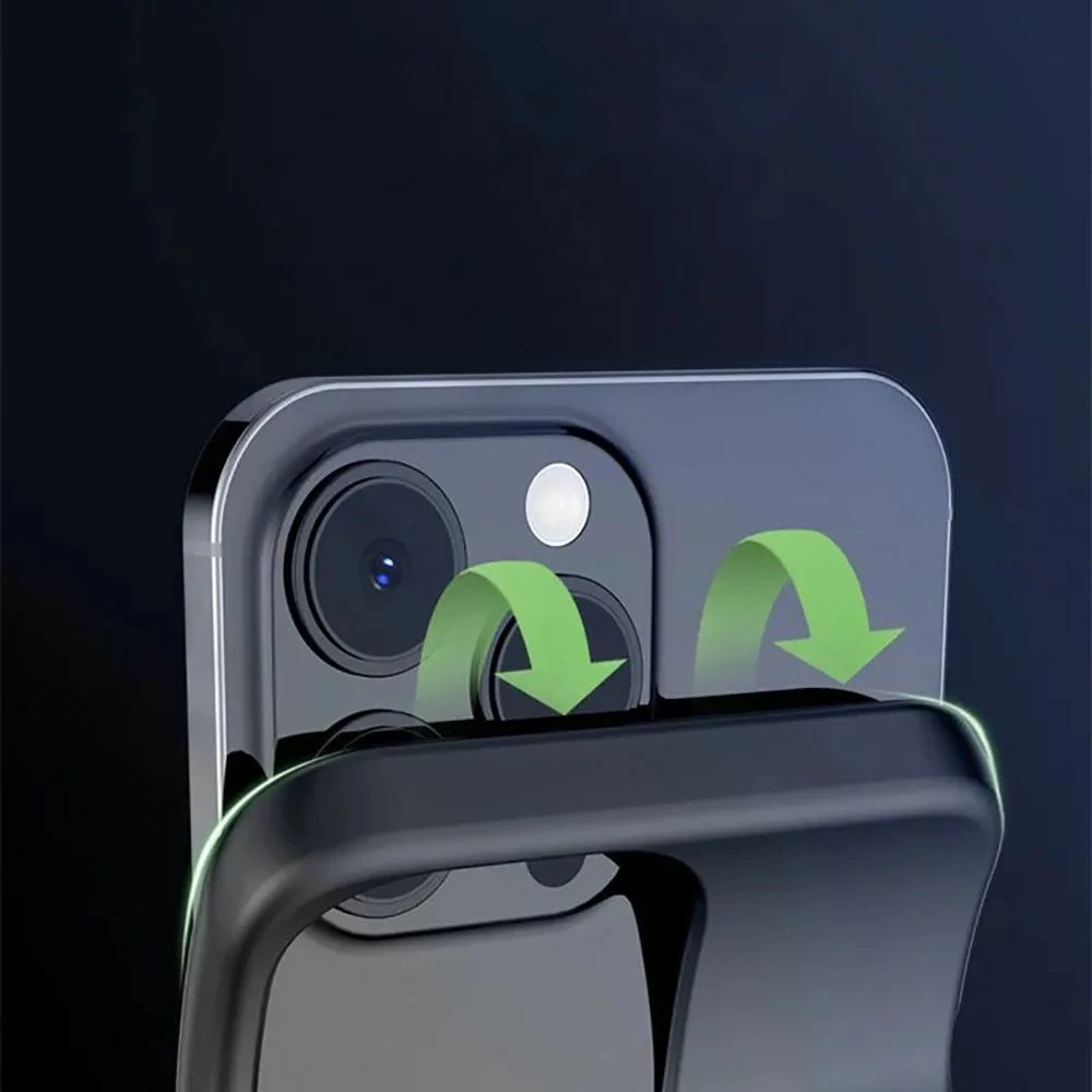 Mbështjellës me bateri Tech-Protect PowerCase për iPhone 15 Pro, MagSafe, 7000mAh, Zi