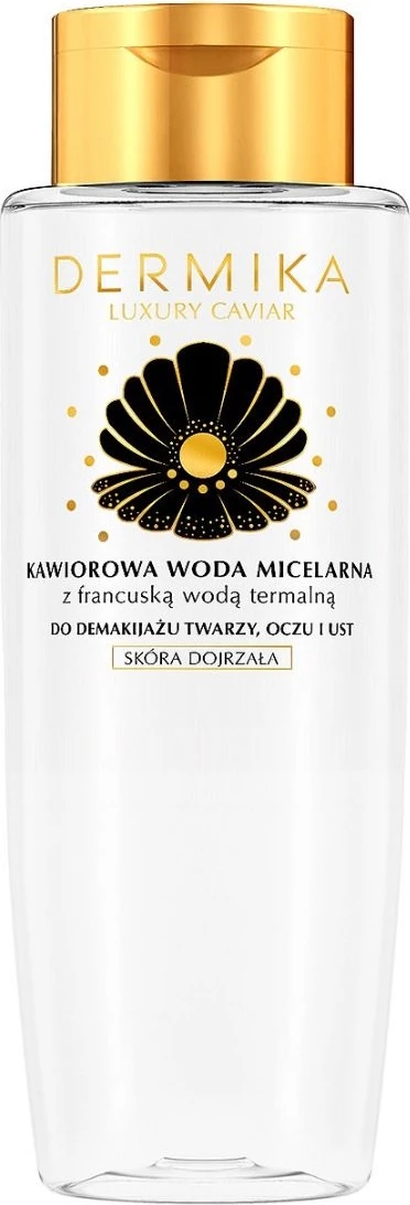 Ujë micelar për femra Dermika Luxury Caviar me ujë termal francez, 400ml