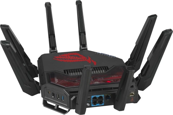 Router Asus ROG Rapture GT-BE19000, tri-band, 8 antena, WiFi 7, i zi