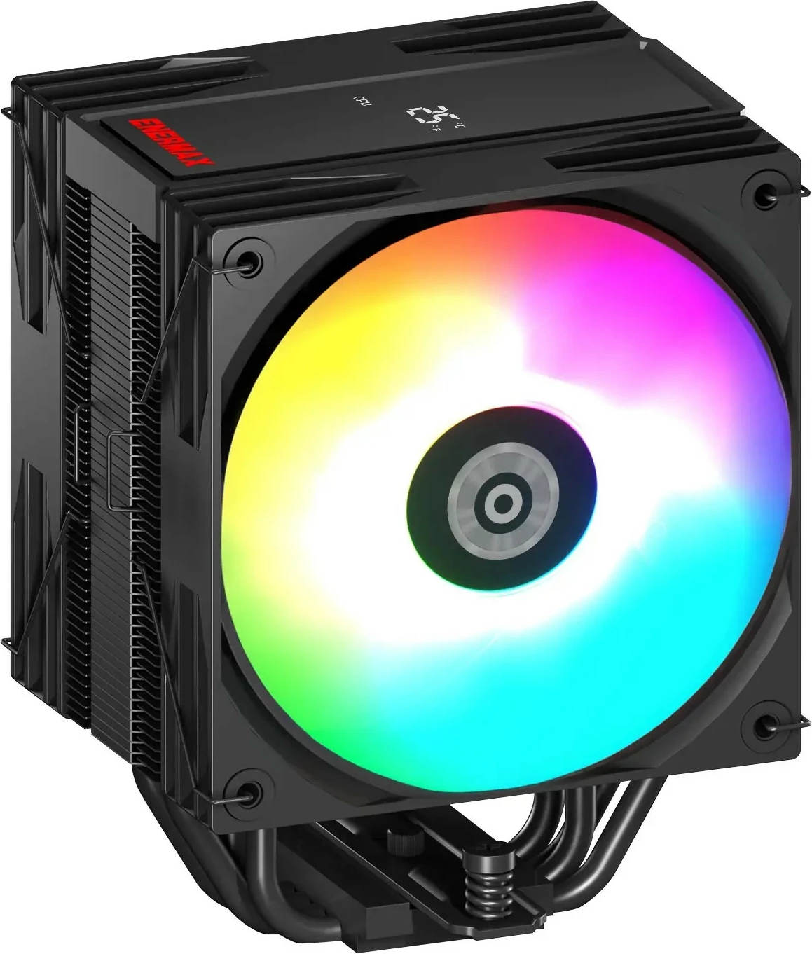 Kasë ftohëse Enermax ETS-T41D, 2x120mm, ARGB, e zezë