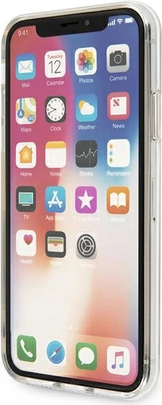 Mbështjellës Karl Lagerfeld Karl & Choupette për iPhone XS Max, Transparent