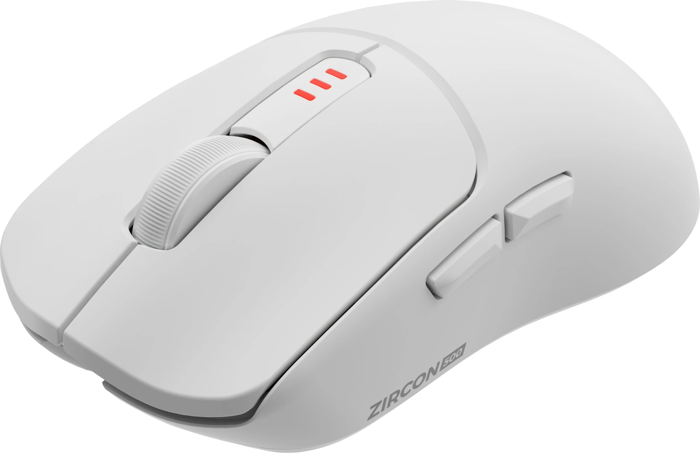 Maus gaming Genesis Zircon 500, wireless, 10000 DPI, i bardhë