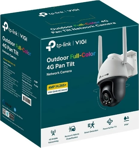 Kamerë sigurie TP-Link VIGI C540-4G, IP, brenda & jashtë, me kabllo, 4G