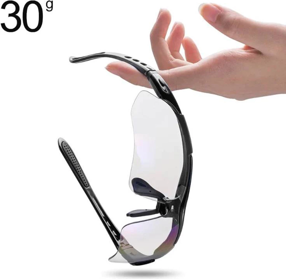 Syze çiklizmi Rockbros 10141, foto-kromatike, UV400, të kuqe