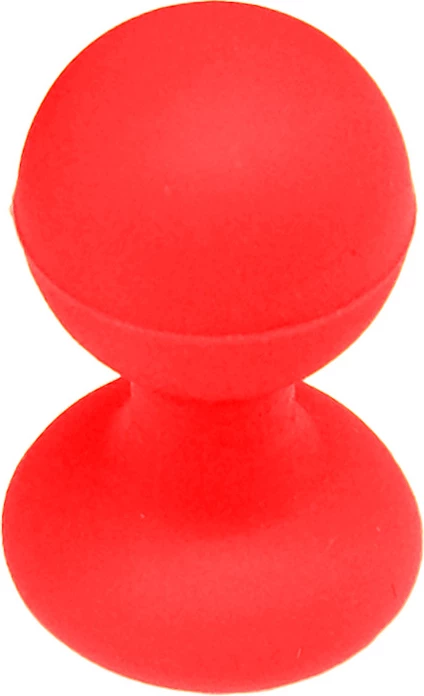 Mbajtës telefoni Hurtel me kokë të rrumbullakët, silikon, kuq