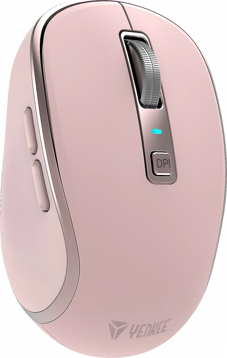 Maus wireless YENKEE NOBLE YMS 2085PK, 2400 DPI, Powder pink