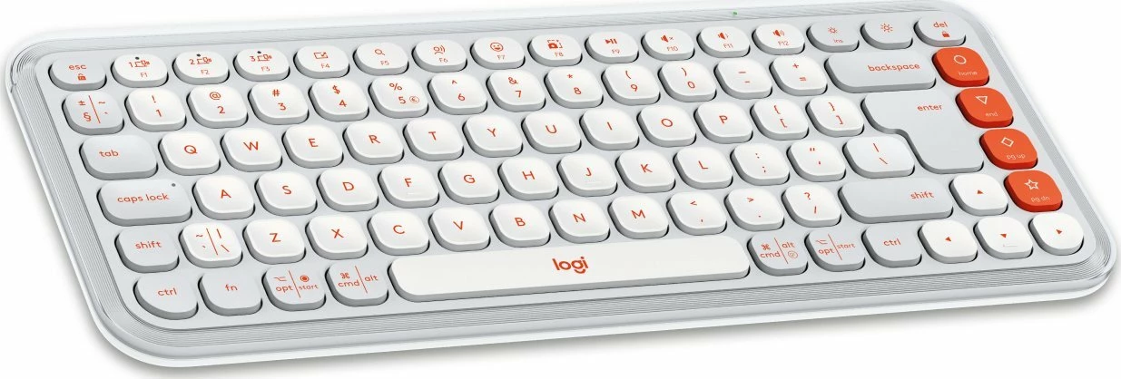 Set tastierë + maus Logitech POP Icon Combo 920-013141, Bluetooth, US INTL, pa numpad, i bardhë
