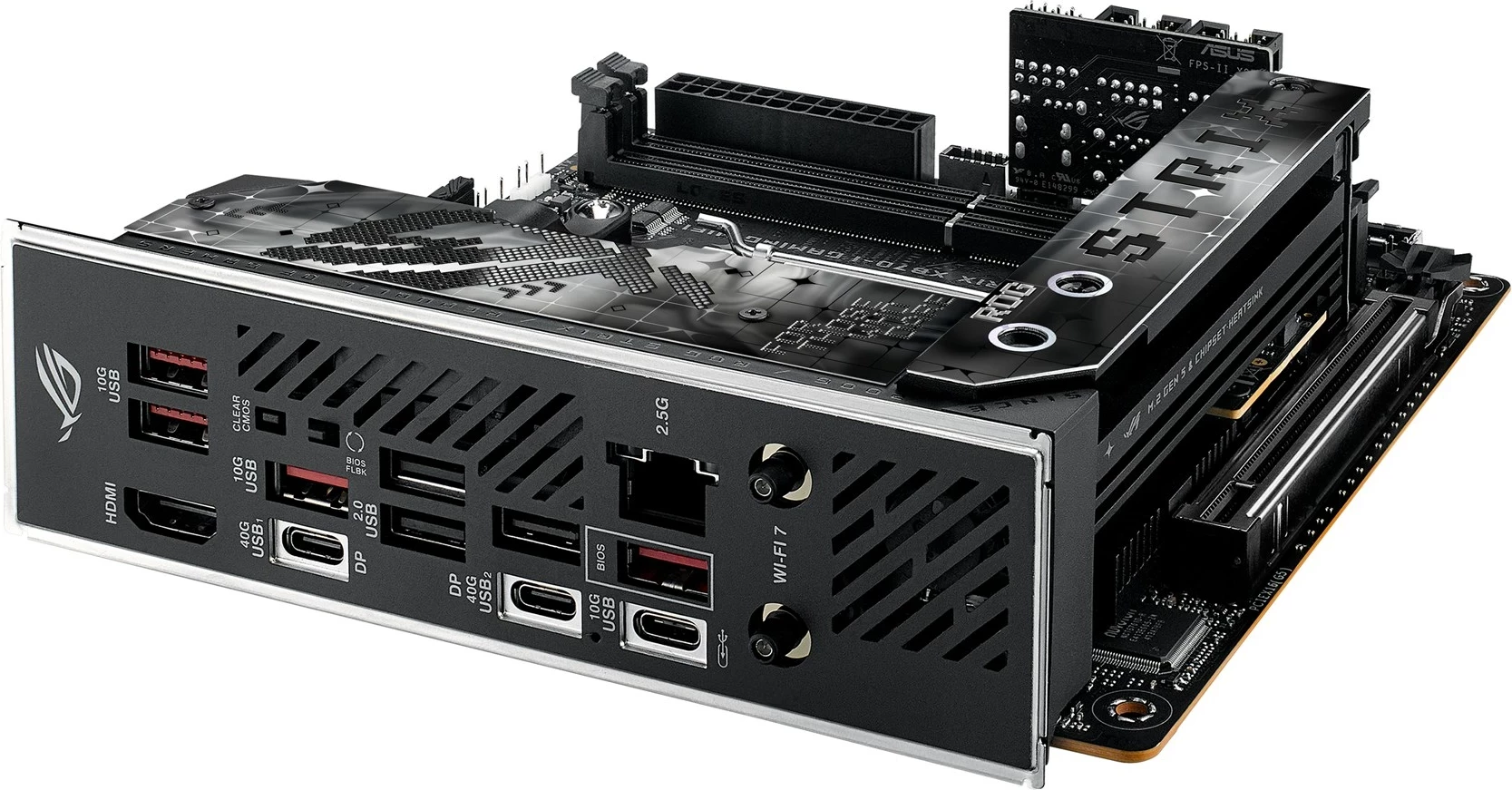 Pllakë amë ASUS ROG STRIX X870-I GAMING WIFI, Socket AM5, mini ITX, E zezë