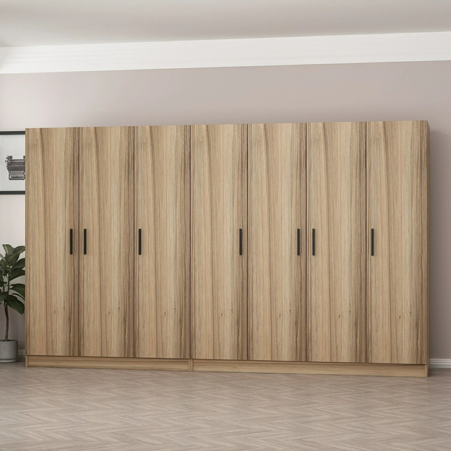 Dollap Skye Decor, dore, 315x190x52cm