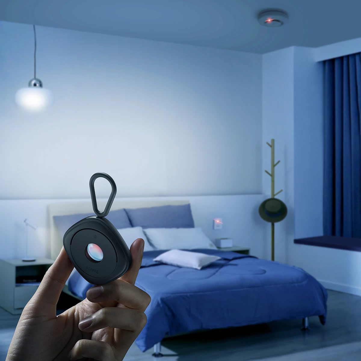 Detektor kamerash të fshehura Baseus Heyo FMHY000001, i zi