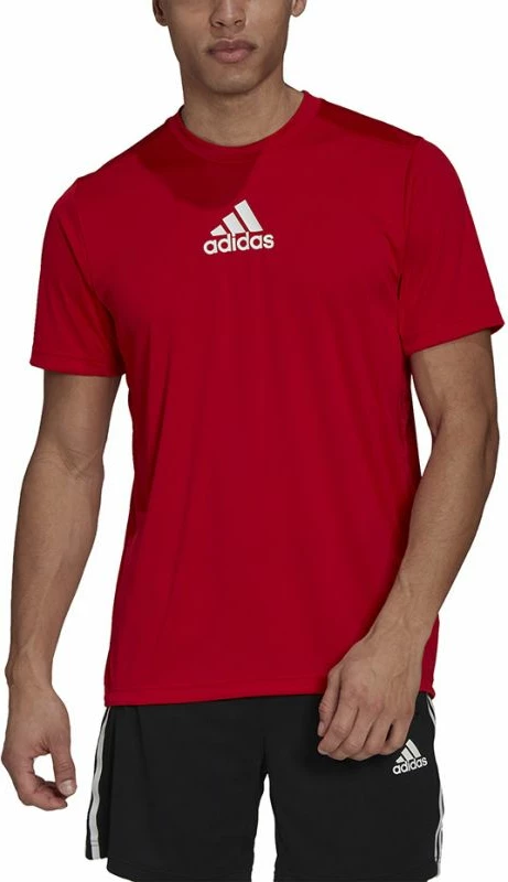 Maicë stërvitore për meshkuj adidas, e kuqe