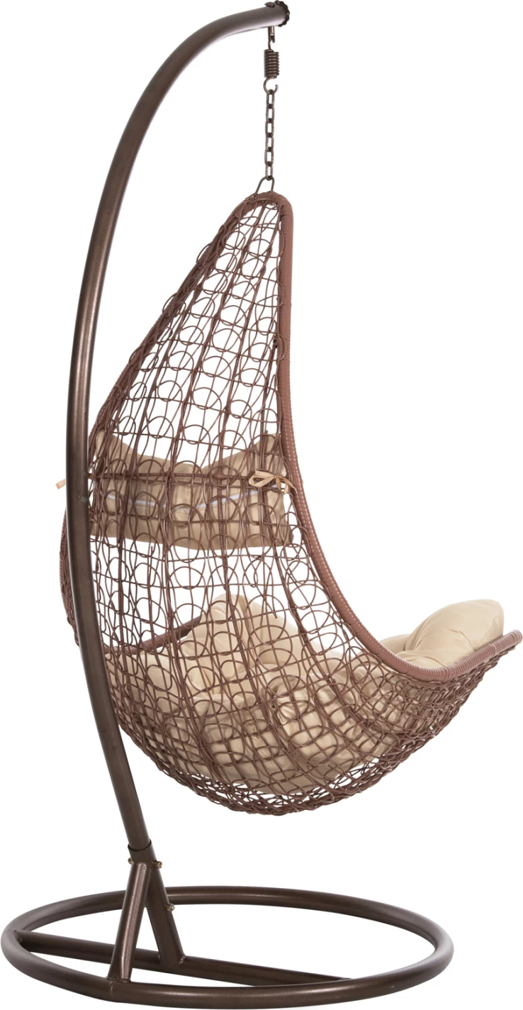 Fole varëse njësh MILLIE, metal ngjyrë kafe, ratan sintetik ngjyrë kafe, Φ95x195H cm