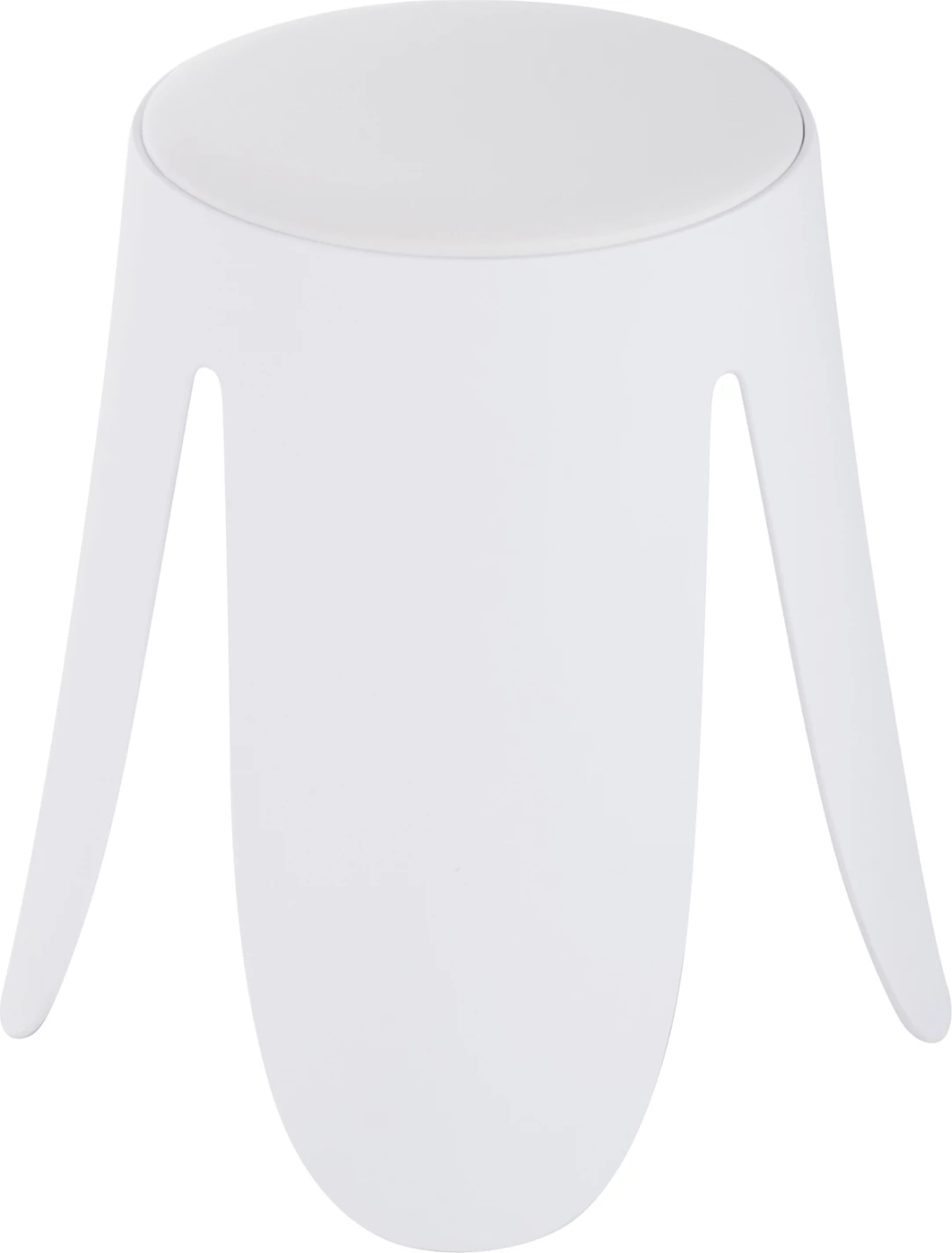 Karrige DENTY FH9619.01 polipropileni, ulëse PU, e bardhë, Φ30x45H cm