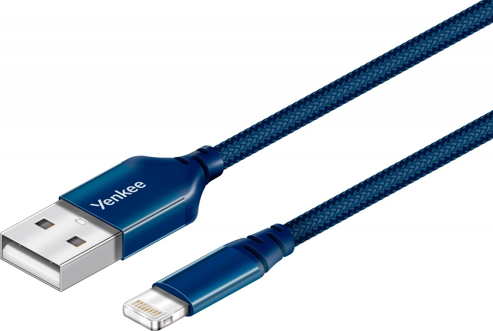 Kabllo YENKEE YCU 611BE MFI, Lightning në USB, 1m, Kaltër