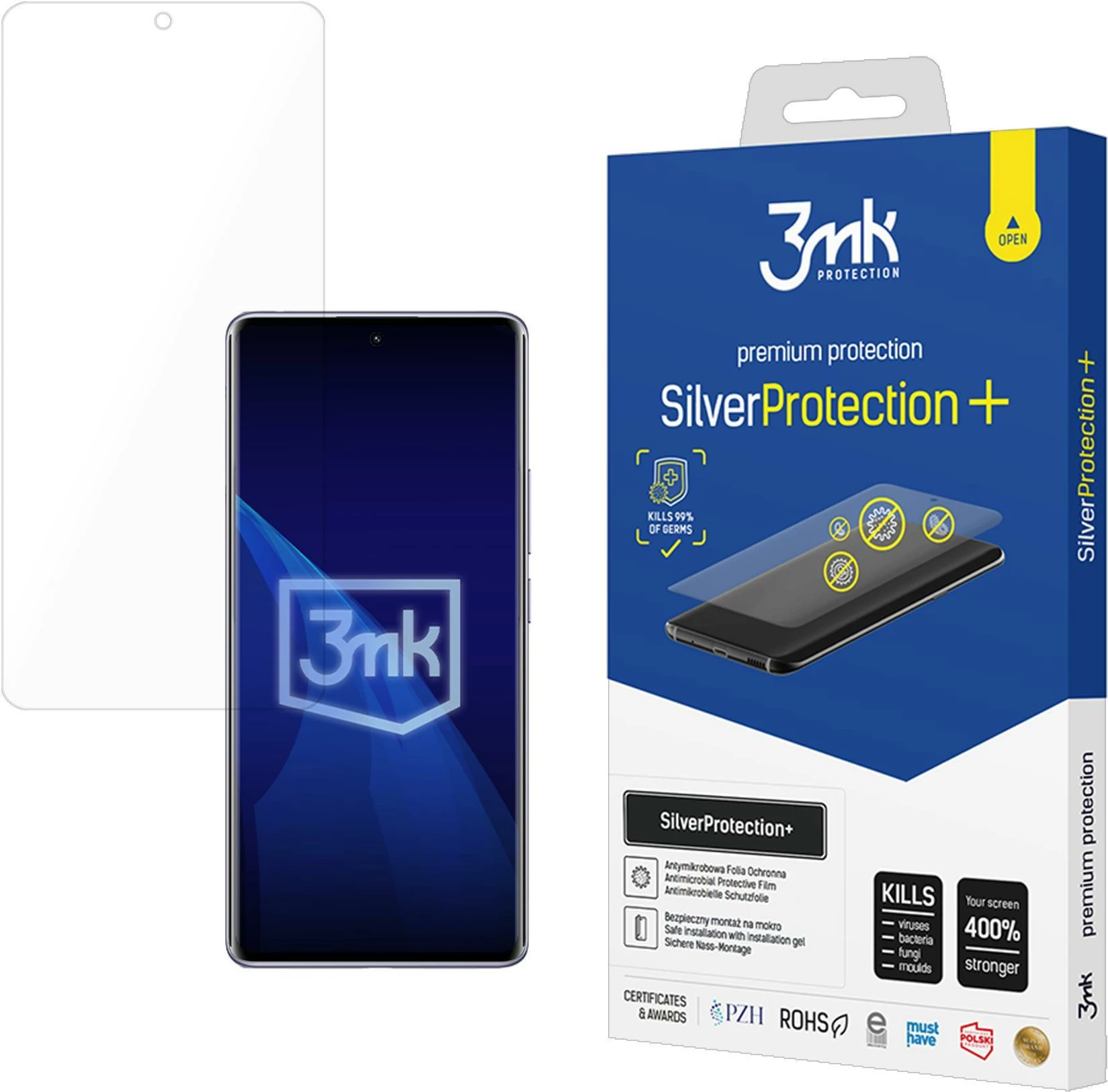 Film mbrojtës 3mk SilverProtection+ për Xiaomi Redmi Note 14 Pro 4G