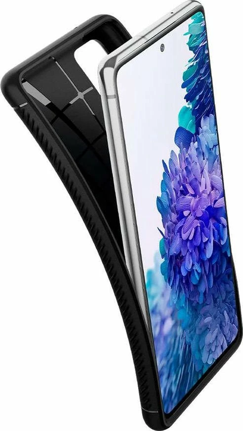 Mbështjellës Spigen Rugged Armor për Samsung Galaxy S20 FE, TPU, MIL-STD 810G, i zi mat