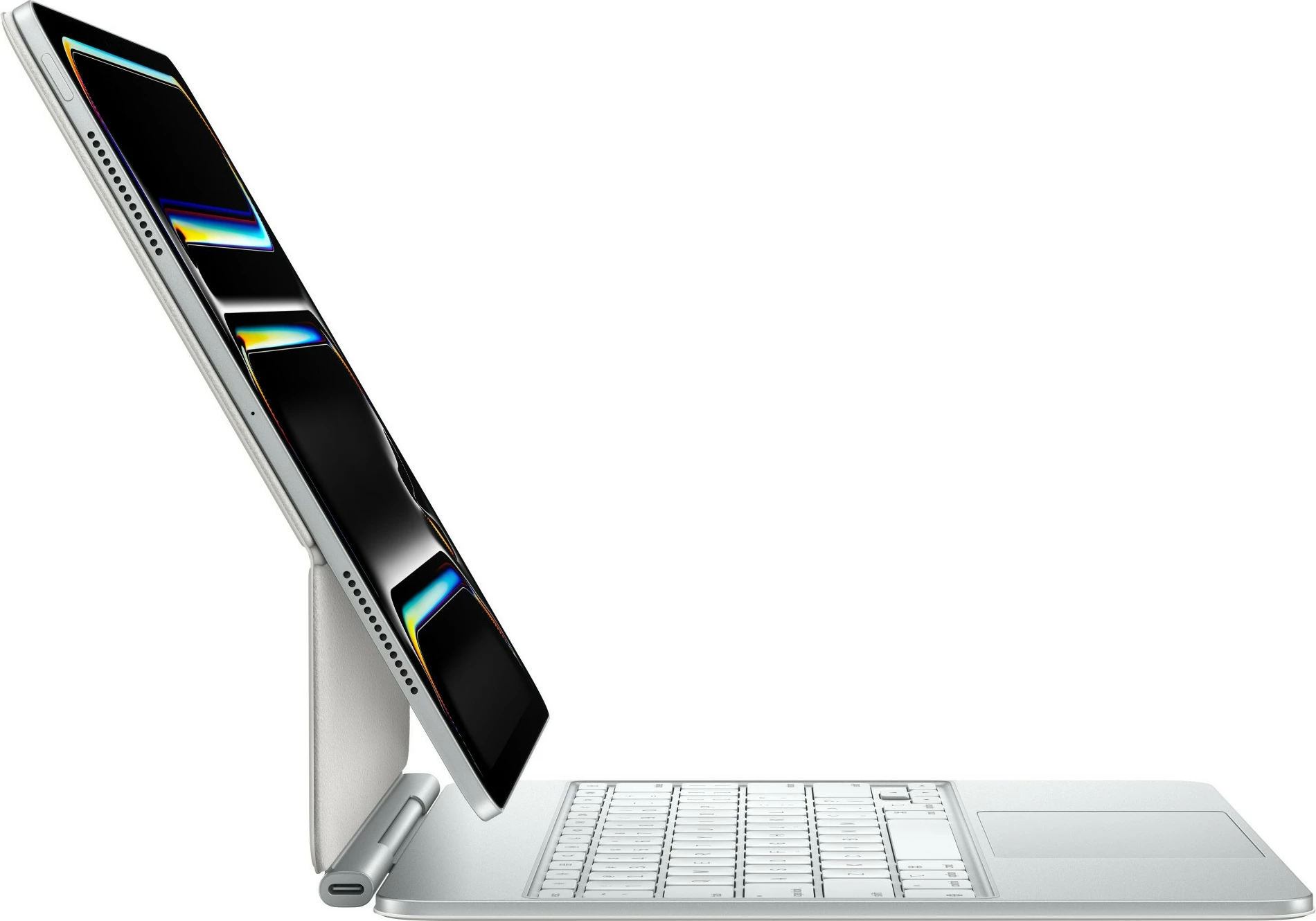 Tastierë Apple Magic për iPad Pro 13-inch (M4) - Gjermanisht - Bardhë, QWERTZ, Gjermanisht, Trackpad, Scissor key switch, 1 mm, Apple
