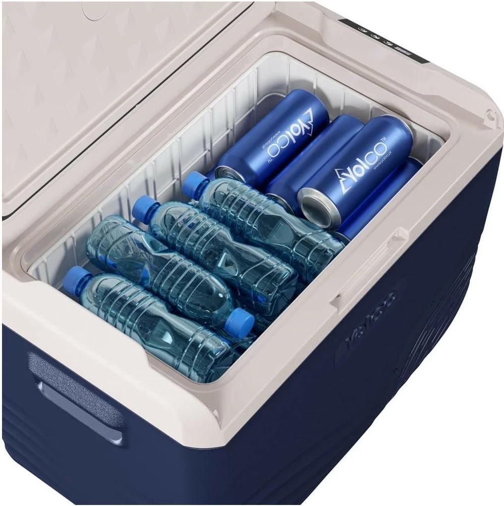 Frigorifer turistik Yolco NX 40 BT, 37L, Bluetooth, ngjyrë kaltër