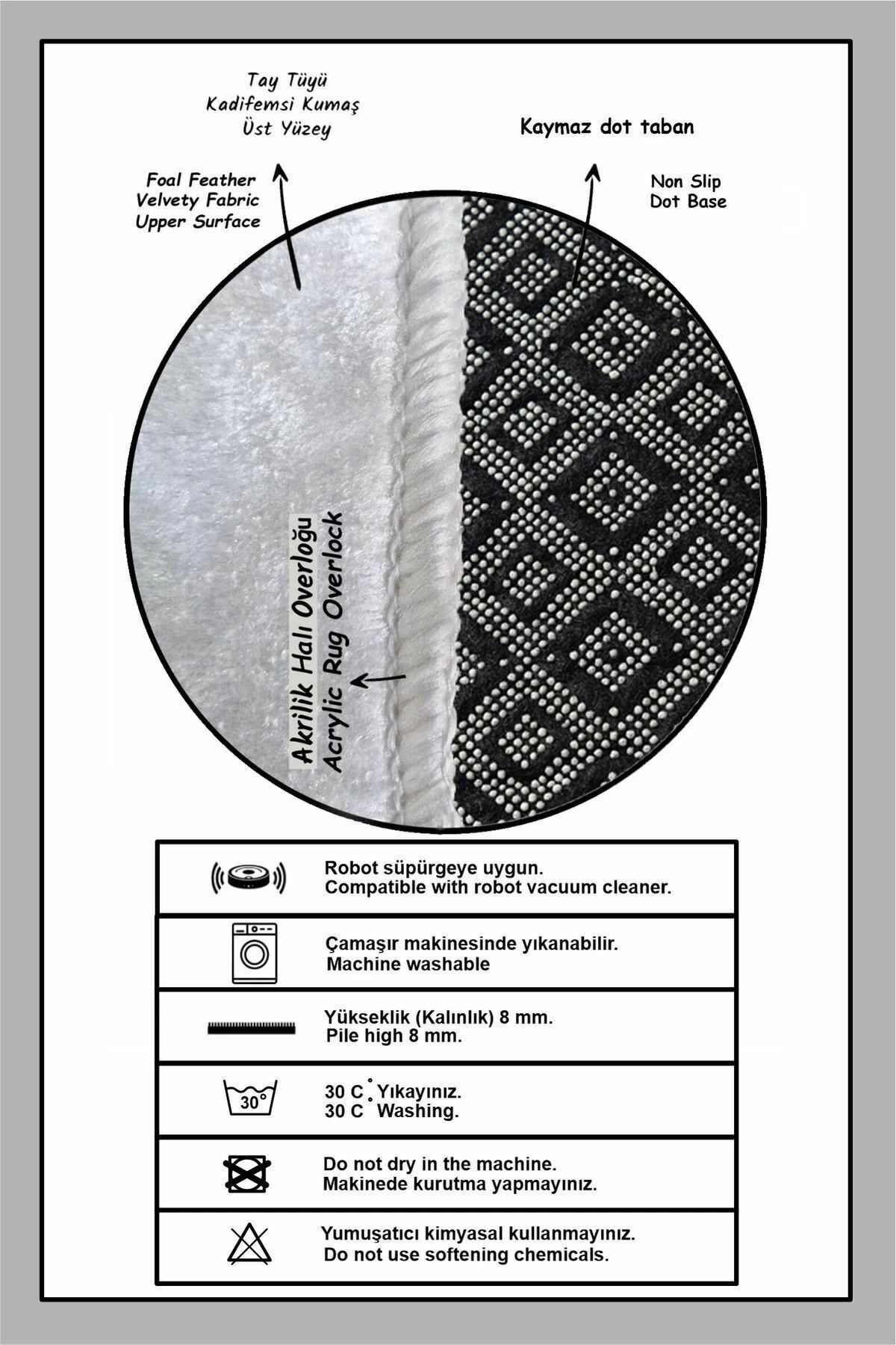 Set tapetash për banjo, 2 copë, Mijölnir, Moole, bezhë