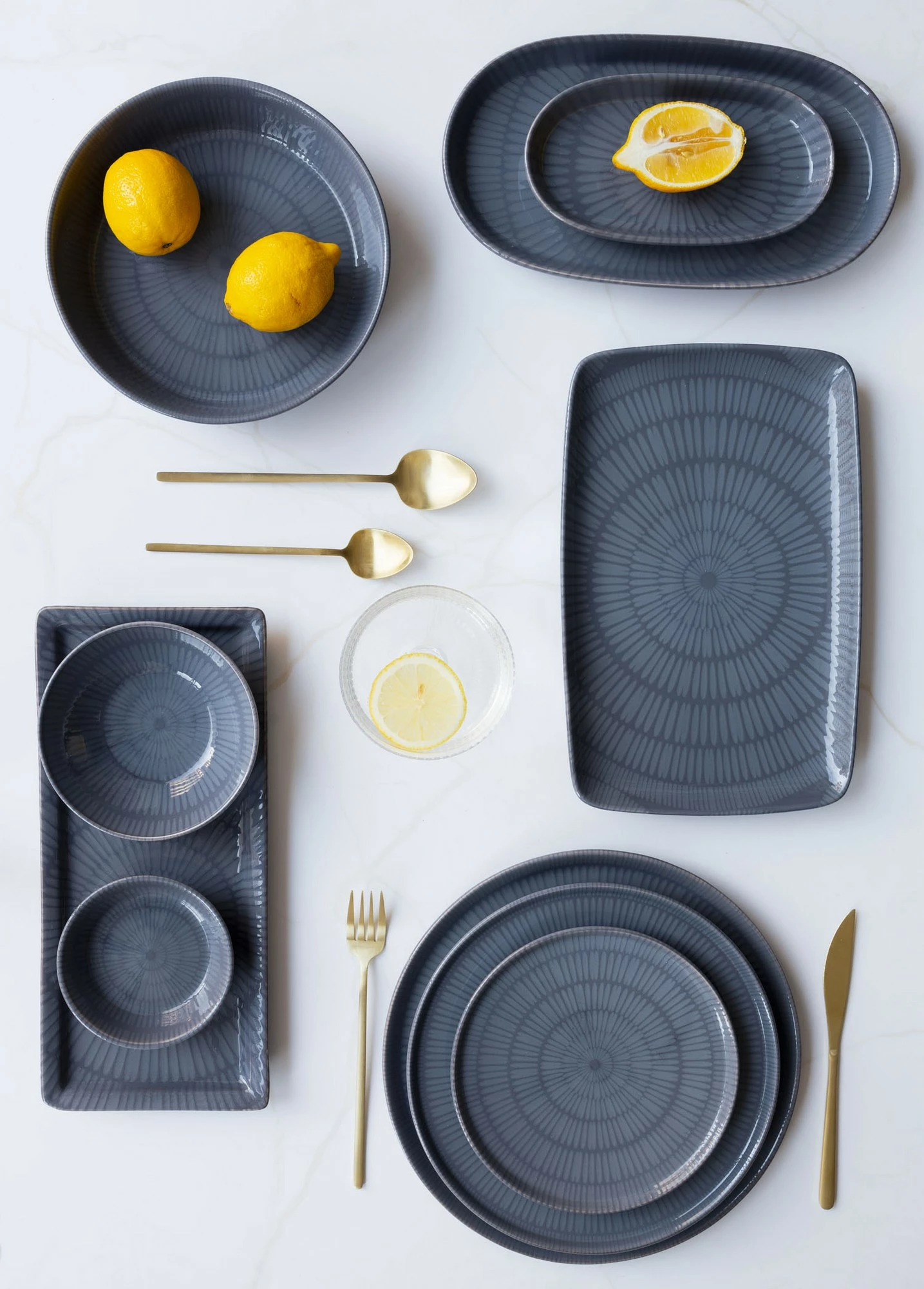 Set pjatash shërbimi (6 copë), Hermia, NON0002