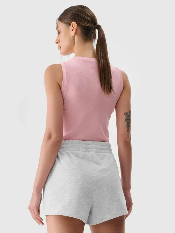 Shorce për femra 4F, të hirtë