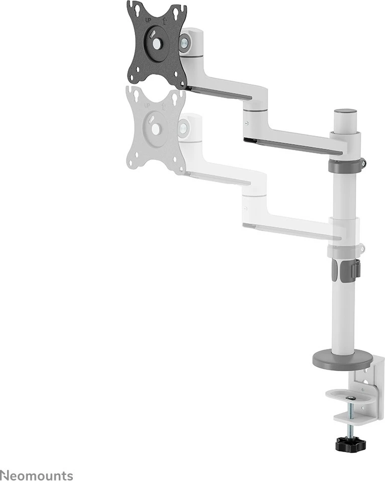 Krah monitori Neomounts DS60-425WH1, 17-27 inç, kapacitet 8 kg, VESA 100x100, i bardhë