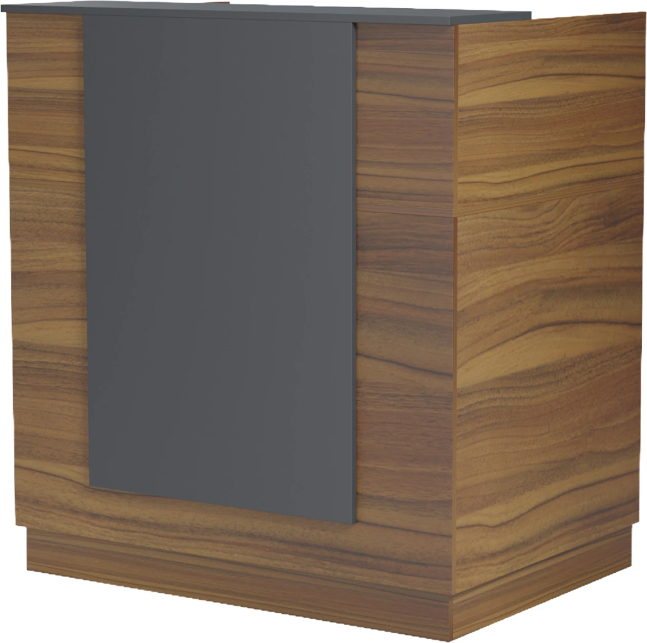 Banak recepsioni profesional KARMEN, ngjyrë arre/gri, FH2155.03, 100x70x110cm