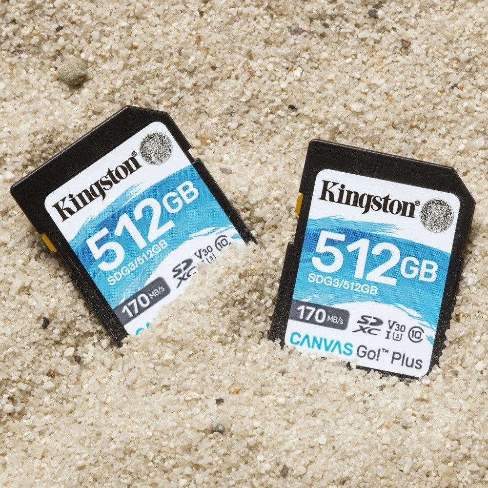 Kartelë SD Kingston Technology Canvas Go Plus 512GB, 170 MB/s, e zezë