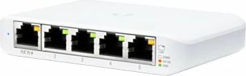 Switch UBIQUITI UniFi Switch Flex Mini, 5-port Gigabit, PoE, USB-C, i bardhë