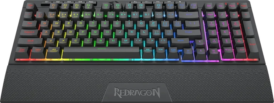 Tastierë gaming Redragon Shiva Pro K515-RGB, USB, RGB, 98 taste, membrane, me makro G1-G4