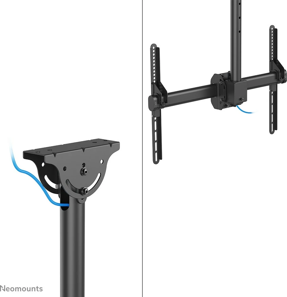 Mbajtëse tavani për TV/monitor Neomounts CL35-440BL16XL, 37-70 inç, rregullim lartësie, e zezë
