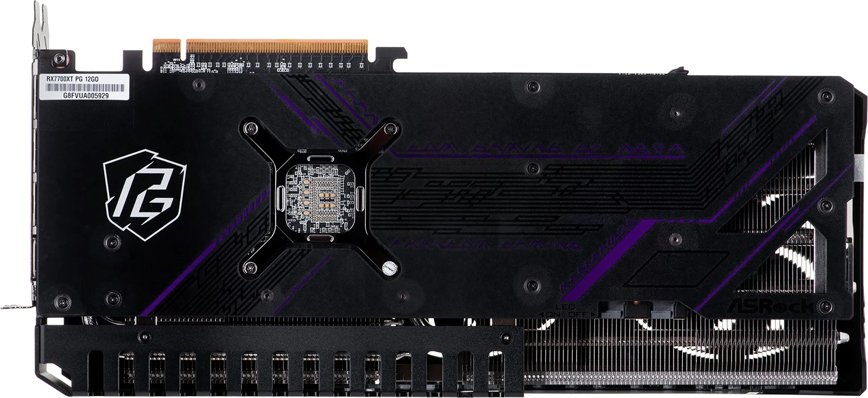 Kartë grafike ASRock Radeon RX 7700 XT Phantom Gaming 12GB OC, e zezë