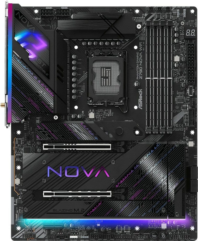 Pllakë amë ASRock Z790 Nova WiFi, Intel, LGA 1700, DDR5, 192 GB