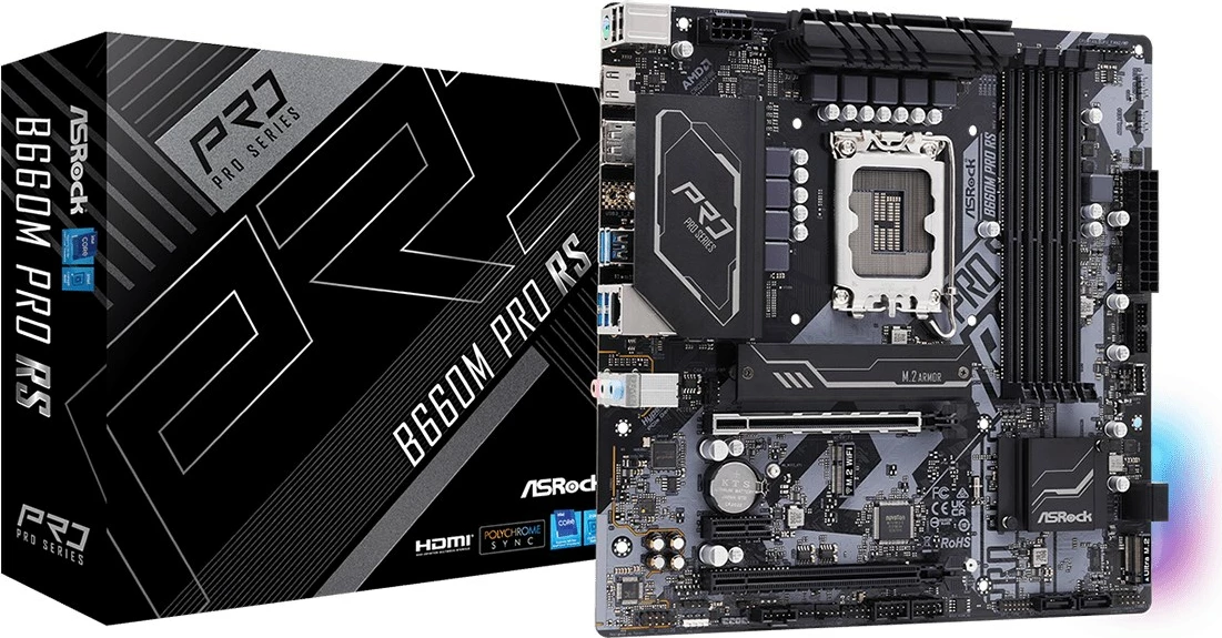 Pllakë amë Asrock B660M Pro RS Intel B660 micro ATX