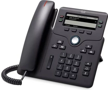 Telefon IP Cisco 6851, 4 linja, ekran 3.5 inç, i zi