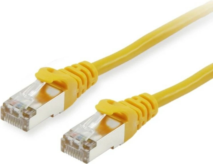 Kabëll rrjeti Cat6a Equip 0.25m S/FTP RJ-45, verdhë