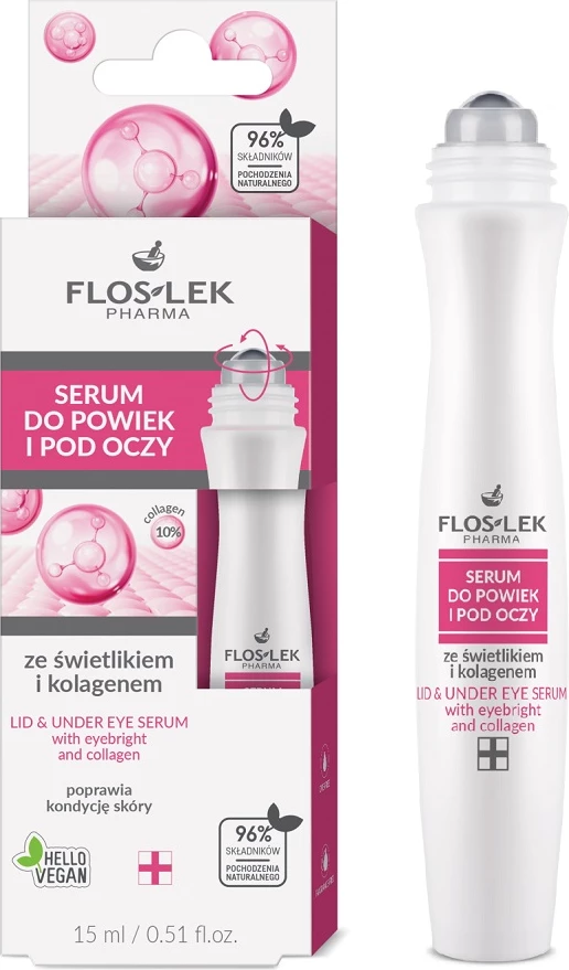 Serum për sy Floslek me eyebright dhe kolagjen, 15ml