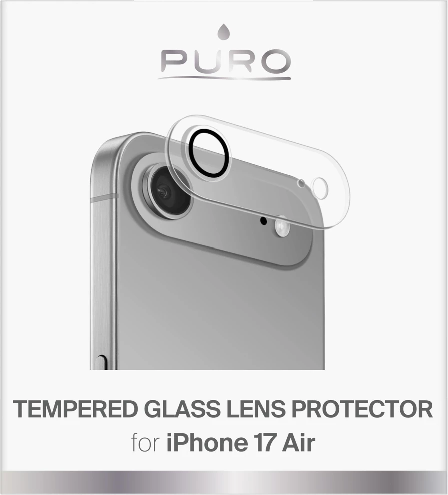 Xham i temperuar për kamerë Puro Camera Standard për iPhone 17 Air, Transparent